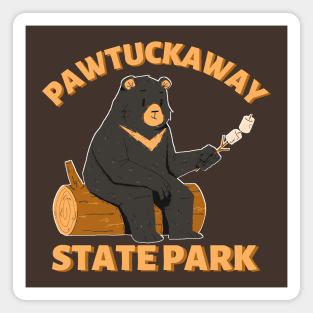Pawtuckaway State Park Camping Bear Magnet
